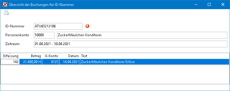 Rechnungswesen f�r Buchhalter - Finanzbuchhaltung - Qualit�tskontrolle - UStID Pr�fung - Details
