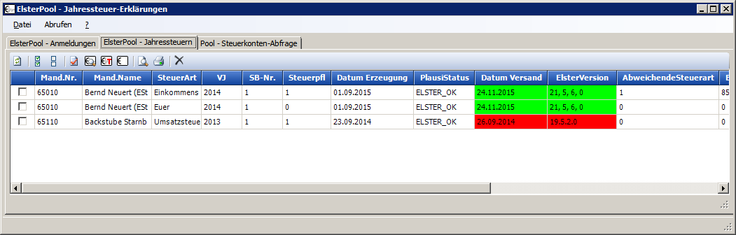Rechnungswesen f�r Buchhalter - Finanzbuchhaltung - Elsterpool - Jahressteuererkl�rungen