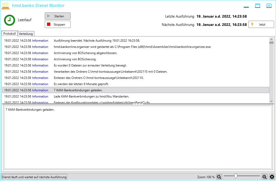 Rechnungswesen f�r Buchhalter - Finanzbuchhaltung - Abruf Kontodaten